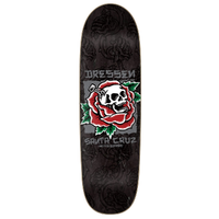 Santa Cruz Skull Rose Pro Shaped 9.25 Skateboard Deck