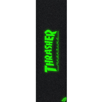 Mob X Thrasher Glow Logo Perforated 10 x 33 Skateboard Grip Tape Sheet