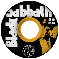 OJ X Black Sabbath Vol 4 Keyframe Black 78A 56mm Skateboard Wheels