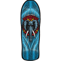 Powell Peralta Mike Vallely Elephant Blue Foil 9.85 Skateboard Deck