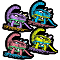 Bones Dino Sortas Sticker