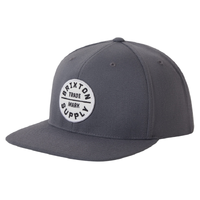 Brixton Oath III Future Grey Snapback Hat