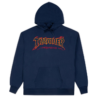 Thrasher Cracked Navy Hoodie