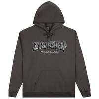 Thrasher Disco By Spanky Charcoal Hoodie