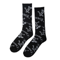 Thrasher Gonz Logo Black Crew Socks