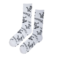 Thrasher Gonz Logo White Socks