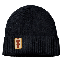 Girl OG Naturals Black Beanie