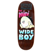 Heroin Mini Wide Boy Brown 10.5 Skateboard Deck