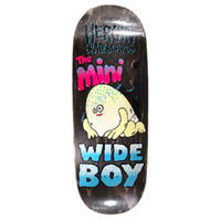 Heroin Mini Wide Boy Black 10.5 Skateboard Deck