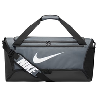 Nike Brasilia 9.5 Iron Grey Black White Medium Training Duffel Bag