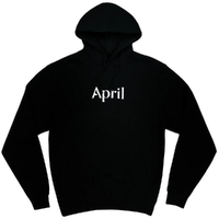 April OG Logo Black Hoodie