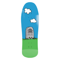 World Industries Skateboarding Is Dead EX7 Blue Green 10 Skateboard Deck