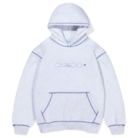 Ichpig Contour Cordless White Marle Hoodie