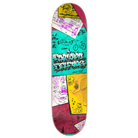 Santa Cruz Delfino Scribble FeelBase 8.25 Skateboard Deck