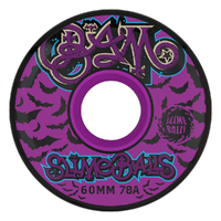 Slime Balls Bam Margera Guest OG Slime Black 78A 60mm Skateboard Wheels
