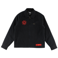 Welcome Skateboards X SlipKnot Self Titled Printed Black Jacket