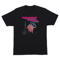 OJ Wheels X Black Sabbath Paranoid Motion Trails Black T-Shirt