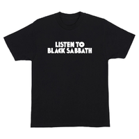 OJ Wheels X Black Sabbath Listen To Black Sabbath Black T-Shirt