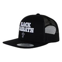 OJ Wheels X Black Sabbath Black Trucker Hat
