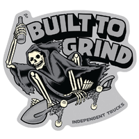 Independent BTG Til Death Grey Sticker