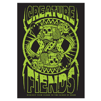 Creature Heshking Relic Green Black Sticker