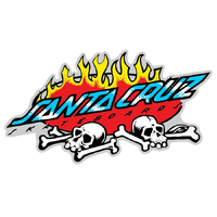 Santa Cruz Salba Voodoo Pit Blue Red Sticker