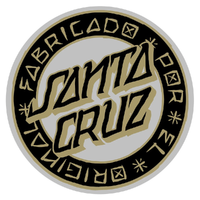 Santa Cruz Loco Dot Black Brown Sticker
