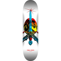 Powell Peralta Skull & Sword Yellow White Fade 8.25 Skateboard Deck
