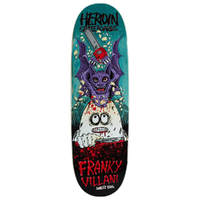 Heroin Franky Villani Guest Egg Teal 9.5 Skateboard Deck