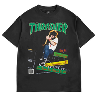 Thrasher Feb 1987 Vintage Black T-Shirt