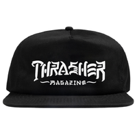 Thrasher Thrash & Destroy Black Snapback Hat