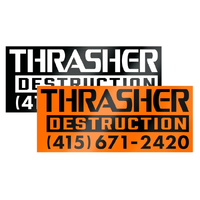 Thrasher Destruction Sticker