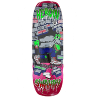 Heroin Swampy Stomp Pink 10.5 Skateboard Deck