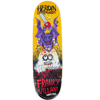 Heroin Franky Villani Guest Egg Yellow 9.5 Skateboard Deck