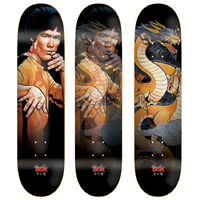 Dgk Bruce Lee Dragon Lenticular 8.25 Skateboard Deck