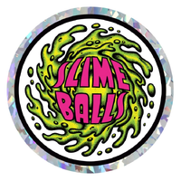 Slime Balls Logo Prismatic Holo Sticker