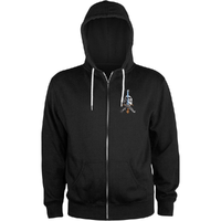 Powell Peralta Skull & Sword Black Zip Hoodie