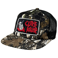 Heroin Curb Killer Camo Trucker Hat