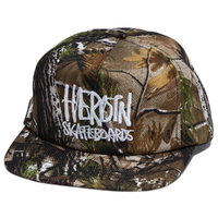 Heroin Script Camo Snapback Hat