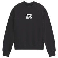 Vans Stretch Logo Black White Crew Jumper
