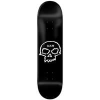 Zero Bam Margera Single Skull Black 8.5 Skateboard Deck