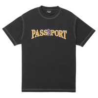 Passport Official Contrast Washed Black T-shirt