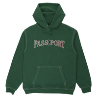 Passport Official Contrast Washed Green Hoodie