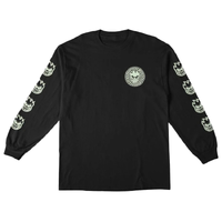 Spitfire Deathmask Classic Glow Black Long Sleeve Shirt