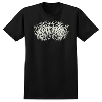 Spitfire Deathmask Script Glow Black T-Shirt