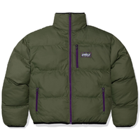 Ichpig Odyssey Reversible Olive Grape Puffer Jacket
