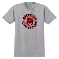 Spitfire Deathmask Classic Heather Grey T-Shirt