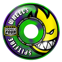 Spitfire Radial Full Green Purple F4 99D 56mm Skateboard Wheels