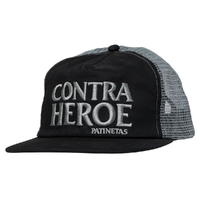 Anti Hero Contra Heroe Black Charcoal Trucker Hat