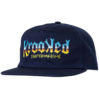 Krooked Chrome Zone Navy Adjustable Hat